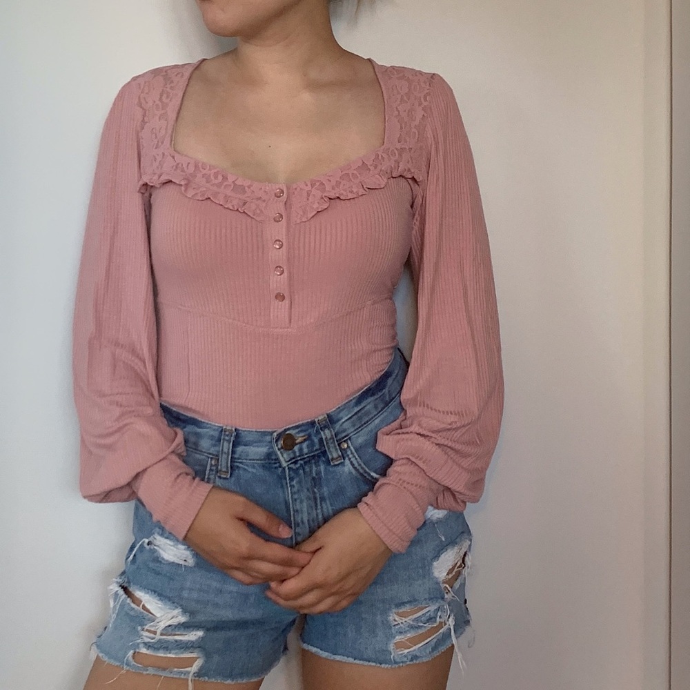 FREE PEOPLE LONG SLEEVE SHIRT